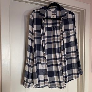 Am Eagle Navy Flannel NWOT